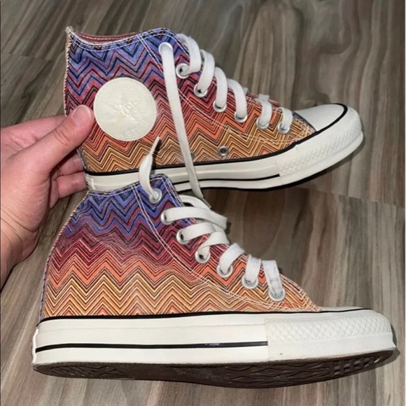Missoni x Converse All Star Wedge Sneakers